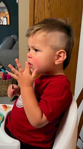 Grandson Atlas already digging on rare prime rib his dad cooked up. Atta boy! #hotbarnreport #beef | Hot Barn Report