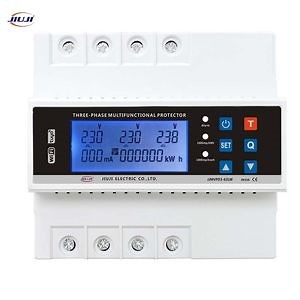 [Hot Item] Jjmvpd3-63lw Three Phase 63A WiFi Voltage Current Protection Over Under Voltage Monitor Protector