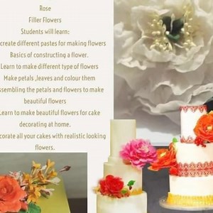 5 Days Homemade Easy Edible GumPaste Flower Making Class Fee 2500(5Days class) July 5 to 9 Time 3pm to 6 pm https://wa.me/917722077050 WhatsApp 07722077050/9940457050 for detaiis How to make easy and effective GumPaste for flowers All flowers will be made using homemade GumPaste How to make homemade edible glue TECHNIQUES : Edible glue recipe.Wiring of petals.Veining of petals.Frilling .Dusting colours, how to give natural colour and look to flowers and leaves We will send a list of ingredients 