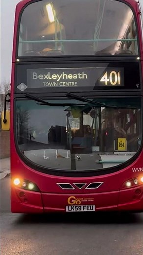 London Bus Route 401 To Bexleyheath, Town Centre 🇬🇧🚎 | #londonbuses #bexleyheath #greenwich #401