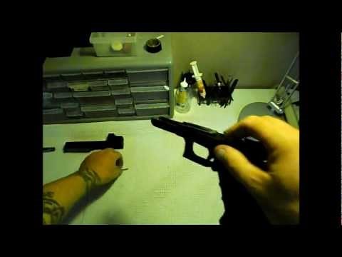 Glock Trigger Job part 1, installing the ghost inc. 3.5 lb connector in the Glock 17