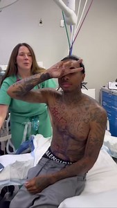 Tyga just went under anesthesia to get an entire back tattoo done. If you had the money, would you do this? #tyga #tattoo #anesthesiology #tattooing #tattoos | Mad Rabbit Tattoo