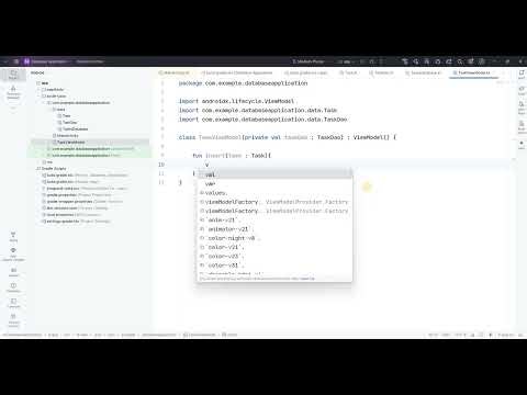 26 - Android - Repository - Room Database - TaskViewModel