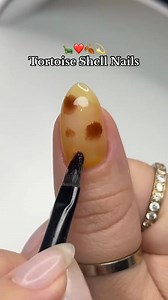 4.6K views · 19 reactions | How to create tortoise shell nails ❤️✨...
