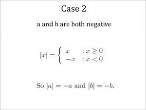 Proof of Triangle Inequality