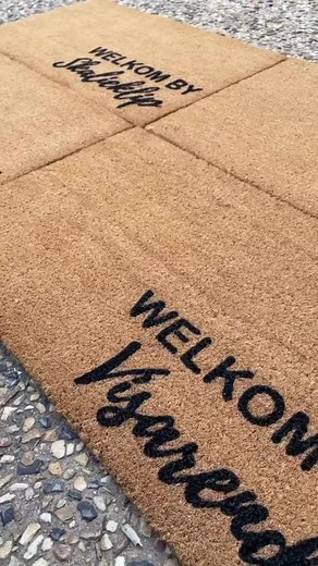 Beautiful mats made for Arendsig Cottages Arendsig Handcrafted Wines info@itchyfeet.co.za | Creative Doormats
