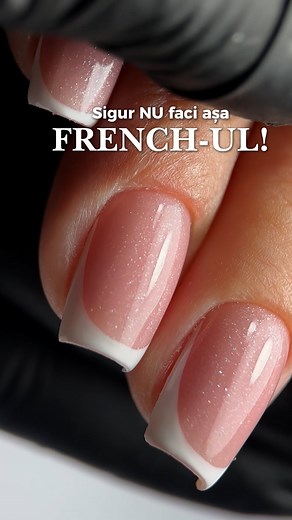 8.3K views · 87 reactions | Doi timpi și trei mișcări 來 și un French de excepție, fix așa cum adoră clientele tale.  Pare complex, dar este foarte ușor de realizat cu produsele Nolia. Bineînțeles, finish-ul cu sclipici nu putea lipsi din această combinație. 懶 Ce spui, intri și tu pe site să mai adaugi câte ceva în coș? ️ | Nolia Shop & Academy | Facebook