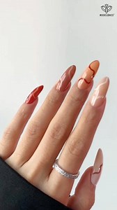 Simple but classy nails! 懶so satisfying to watch this tutorial癩癩...