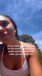 Forgetting It’s Public: Cheering for My Man at His Game
