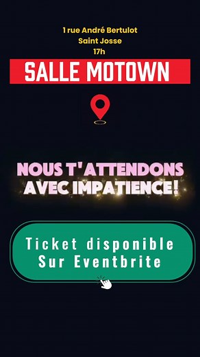 🔗INSCRIPTION VIA LE LIEN EVENTBRITE EN BIO 🔗 👉🏾🛜http://bit.ly/4kZj13l ou SCANNER LE QR CODE 🔮Pour inaugurer la plateforme CHRISTAL LADIES nous vous convions à un atelier le 17 Mai à partir de 17h à la salle Motown. 🔮Le thème sera : la force de la femme dans le couple. 🔮Au programme: 👉🏾Échanges inspirants 👉🏾Instant détente ( buffet offert) 👉🏾Instant beauté ( ateliers capillaires et maquillage) 🔮Les tickets sont déjà disponibles et le nombre de places est limité… 🔮Hâtez -vous de vo