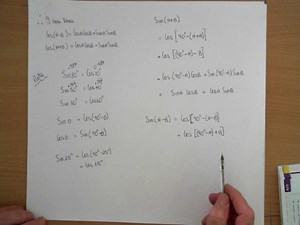 Trigonometry proving sin tan compound angle page277 ch7.mkv