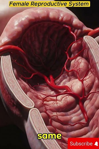 Menstrual Cycle Explained in 3D | Female Reproductive System Animation #anatomy #humanbiology