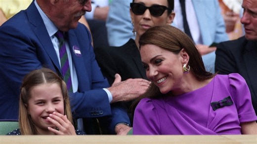 74K views · 1.1K reactions | Princess Kate stepped out with her daughter, Princess Charlotte, at Wimbledon in a rare public appearance amid her battle with cancer. bit.ly/4cAxnCC | USA TODAY | Facebook