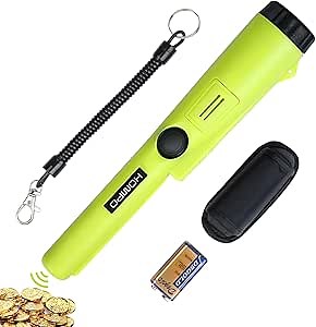 Metal Detector Pinpointer - Fully Waterproof Handheld Pin Pointer Wand, High Accuracy Professional Handheld Search Treasure Pinpointing Finder Probe