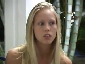 Amazing blonde teen (18 )