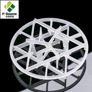 [Hot Item] 95mm Virgin Plastic Snowflake Ring for Seawater Flue Gas Desulphurization Tower Packing