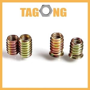 Galvanized 304/316 Hex Nuts for Threaded Wood Insert Applications
