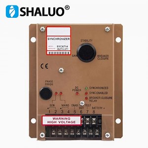 [Hot Item] Syc6714 Engine Governor Speed Controller Generator Synchronizer Load Sharing Module DC Motor Control Board Generator Parts
