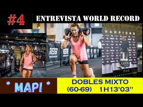 Entrevista WR HYROX - Mapi Serna - Dobles Mixto (60-69) 1h13'03'' - Barcelona 18/11/2023