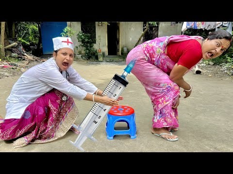 Injection Comedy Video 2025 Must Watch Family Funny Video_Try To Not Laugh By Fd Mama