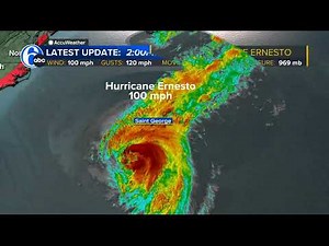 Latest on Hurricane Ernesto path in Atlantic Ocean