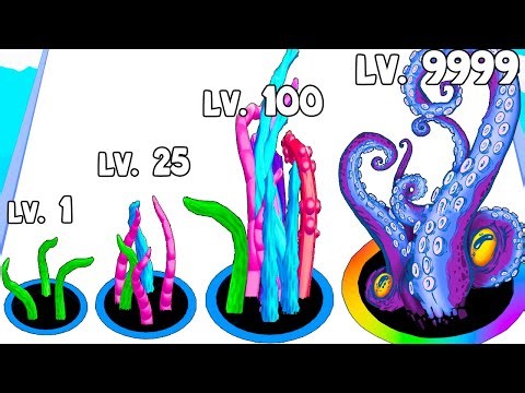 FULL GAMEPLAY in ALIEN HOLE 🕳️ MEGA TENTACLES THAT SWALLOWED EVERYONE! [From 1 lvl To 50 lvl]