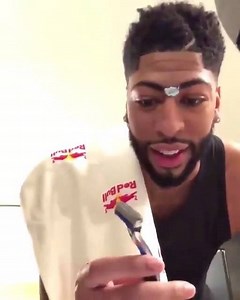 Anthony Davis shaves his brow! Is this an April Fools joke? | Ballislife