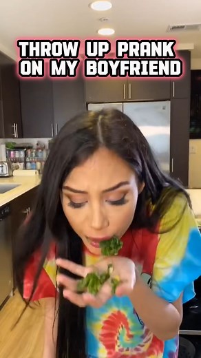 I feel awful for this 😭​ #couplecomedy #funnycouples #girlfriendprank #vomit #prankster #reels | Joshua Suarez