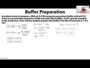 Buffer Preparation 1