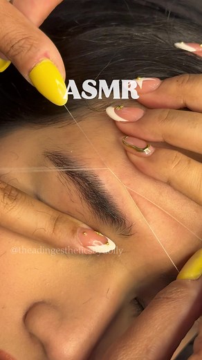 Satisfying Eyebrow Threading ASMR