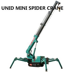 [Hot Item] EPA Diesel Telescopic Mini Lift Spider Crane 2 Ton Remote Control Cranes 5 Ton