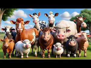 Explore 3D Animal Sounds: Lion, Cow, camel, Elephant, Chicken, Dog, Cat, Sheep, Goat, Horse, ...