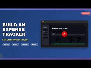Expense Tracker using FastAPI 🏃and Streamlit 🐍
