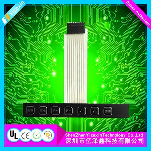 [Hot Item] Front Panel Overlays Membrane Keypad with 3m468 Adhesive ESD Flexible Display