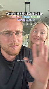 Which category have you been on and which do you want to go on?! (Also we completely forgot to add RIVER cruising to this list!) #ncl #royal #msc #carnival #princess #celebrity #hollandamerica #virginvoyages #disney #explorajourneys #windstar #atlas #seabourn | The Maxwells Travel