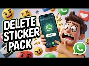 How to Remove/Delete Sticker Collection Packs from WhatsApp