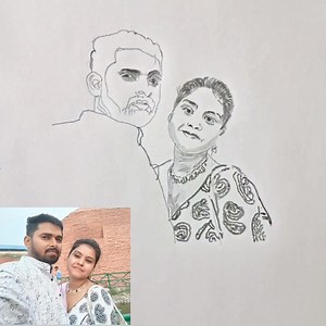 How to draw a Realistic pencil sketch of sweet couple..#couple #photochallenge2023 #drawings #sketch #portraits #portraitphotography #drawingoftheday | Ball pen sketch Roy