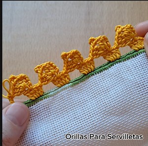54K views · 141 reactions | Unbelievable ! Design Crochet knitting edge lace tutorial model #ceochet #knitting #edge | Orillas Para Servilletas | Facebook