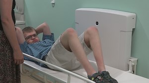 Adult changing tables for patients installed at Wolfson Children's Hospital