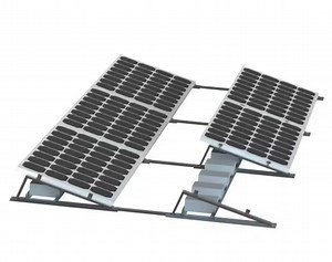 [Hot Item] New Design Flat Roof Solar Panel Supports Ballasted Solar Mounting Bracket