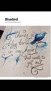 Poem: "Bluebird" by Charles Bukowski Voice: Ahmad Hussain @ahmadphilosophizes #charlesbukowski | Literary Pearls