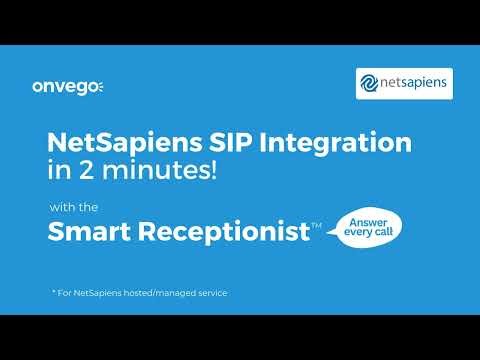 Smart Receptionist to NetSapiens SIP Integration in 2 minutes