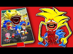 Making R.I.P SHIN SONIC TAPES | SUPER SHIN SONIC Kills Game Book (paper DIY)