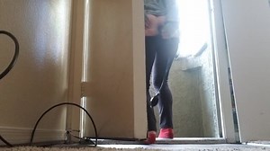 Risky Public Anal Masturbation