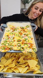 3.2K views · 2.9K reactions | Sliding sheet pan nachos with buttery...