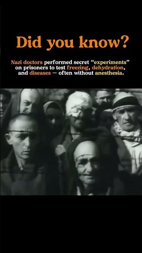 The Horrors of Nazi Medical Experiments Exposed