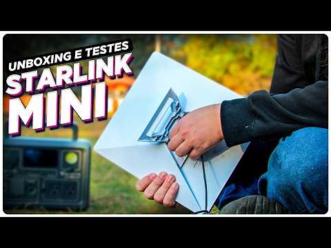 Testei a STARLINK MINI que cabe na MOCHILA!