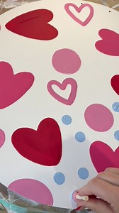 Preorder your Valentine’s Day door hanger today by clicking the link in my bio then “shop door hangers!” 💕🎨 #valentinesday #doorhanger #handpainted #northcarolina #valentines | Grayson & Me Designs