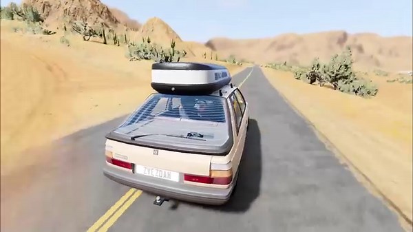 High Speed Spike Strip Car Crashes - BeamNG.Drive | Drive Gameplay