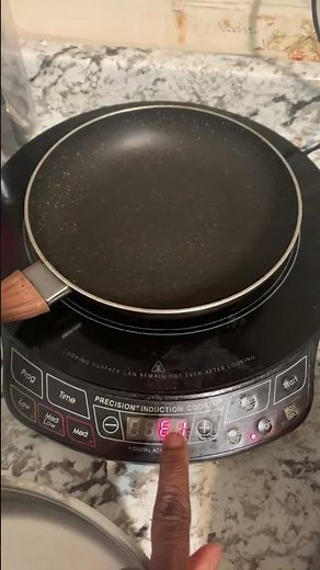 NuWave Cooktop: Error message